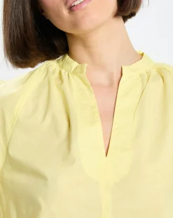 Femme Marc O'Polo Chemises^Chemise Col V en Coton Bio jaune