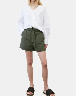 Femme Marc O'Polo Chemises^Chemise col V poche blanche