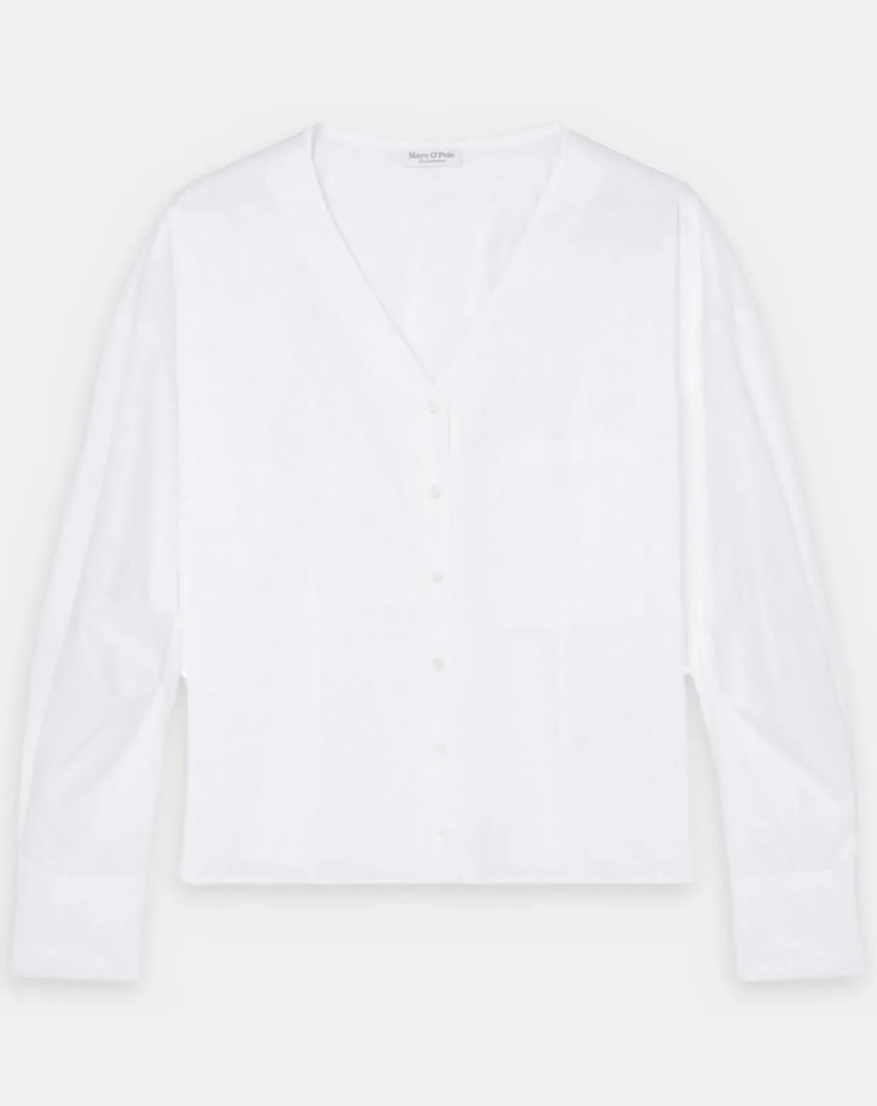 Femme Marc O'Polo Chemises^Chemise col V poche blanche