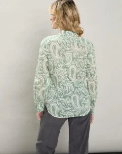 Chemise Coraz imprimée verte-Hartford Sale