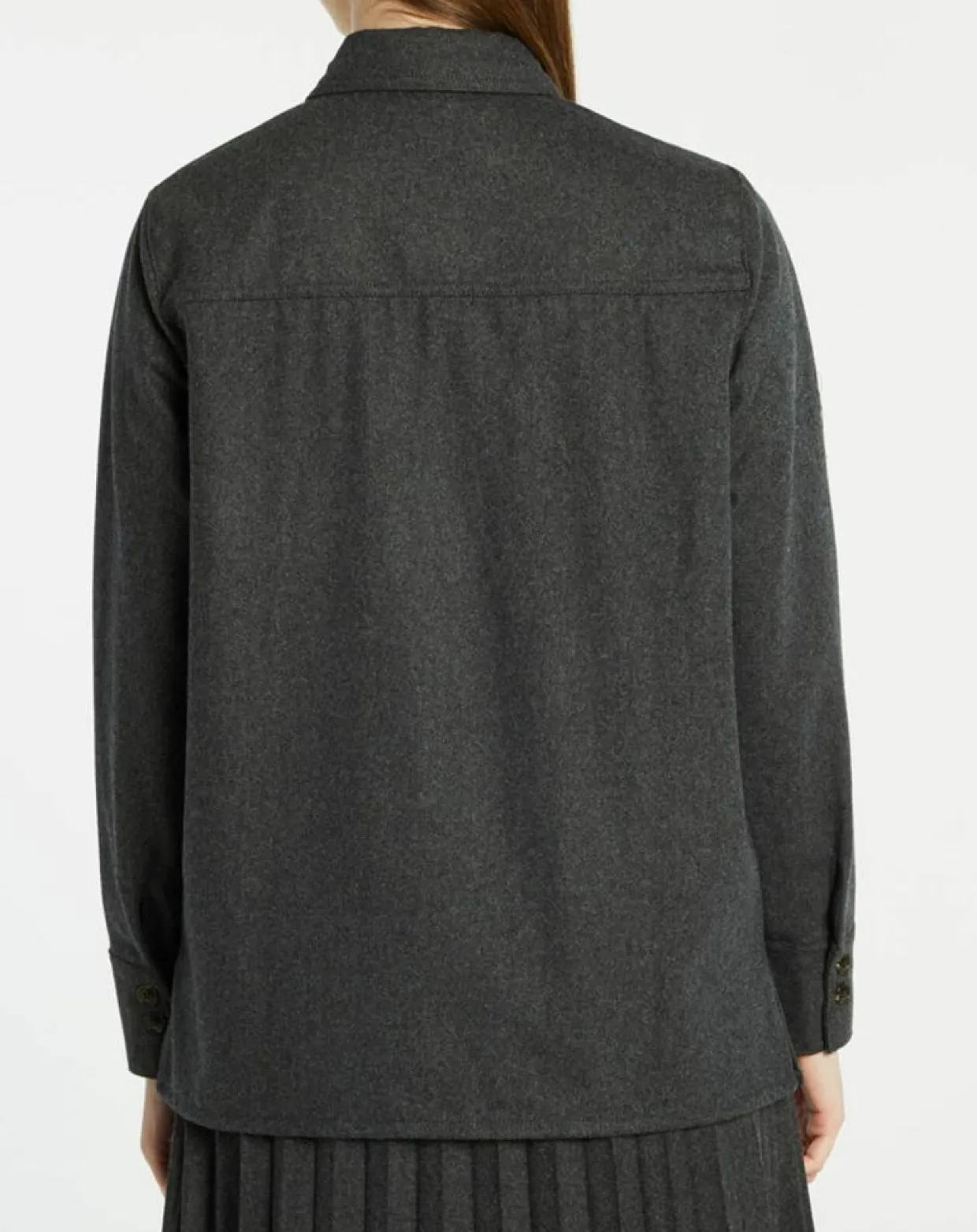 Chemise Corfou en Laine mélangée gris foncé-Jodhpur Hot