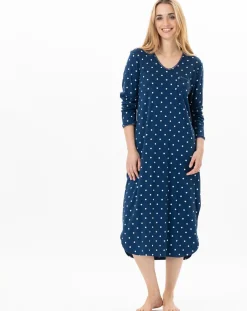 Chemise de nuit Chamade prusse-Le Chat Discount