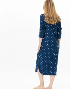 Chemise de nuit Chamade prusse-Le Chat Discount
