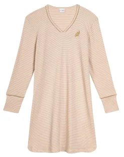Chemise de nuit Garance doré/écru-Le Chat Best