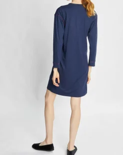 Chemise de nuit Slow bleu marine-Le Chat Discount