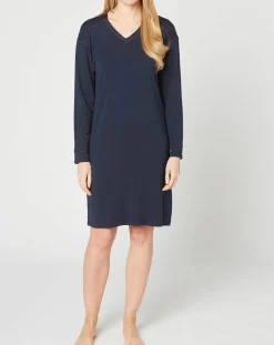 Chemise de nuit Slow bleu marine-Le Chat Discount
