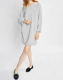 Femme Le Chat Lingerie, Nuit^Chemise de nuit Teddy gris chiné