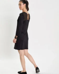 Femme Le Chat Lingerie, Nuit^Chemise de nuit Vivienne noire