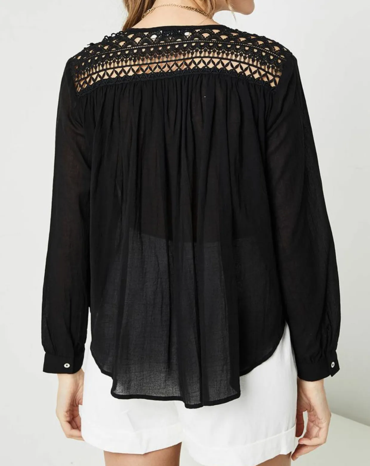 Chemise Donna noire-See u Soon Hot
