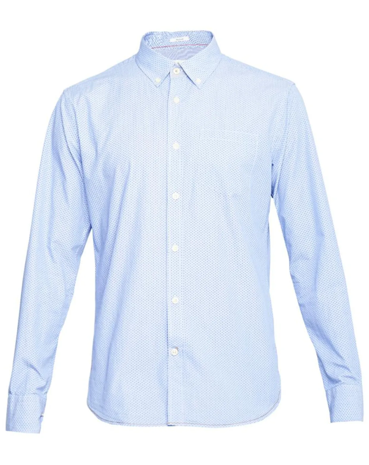 Homme Pepe Jeans Chemises^Chemise droite à pois Micro Mylor bleu clair