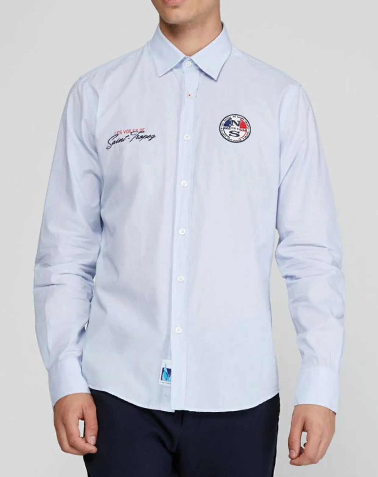 Chemise droite Popeline bleu ciel-North Sails Hot