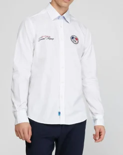 Homme North Sails Chemises^Chemise droite Popeline blanche
