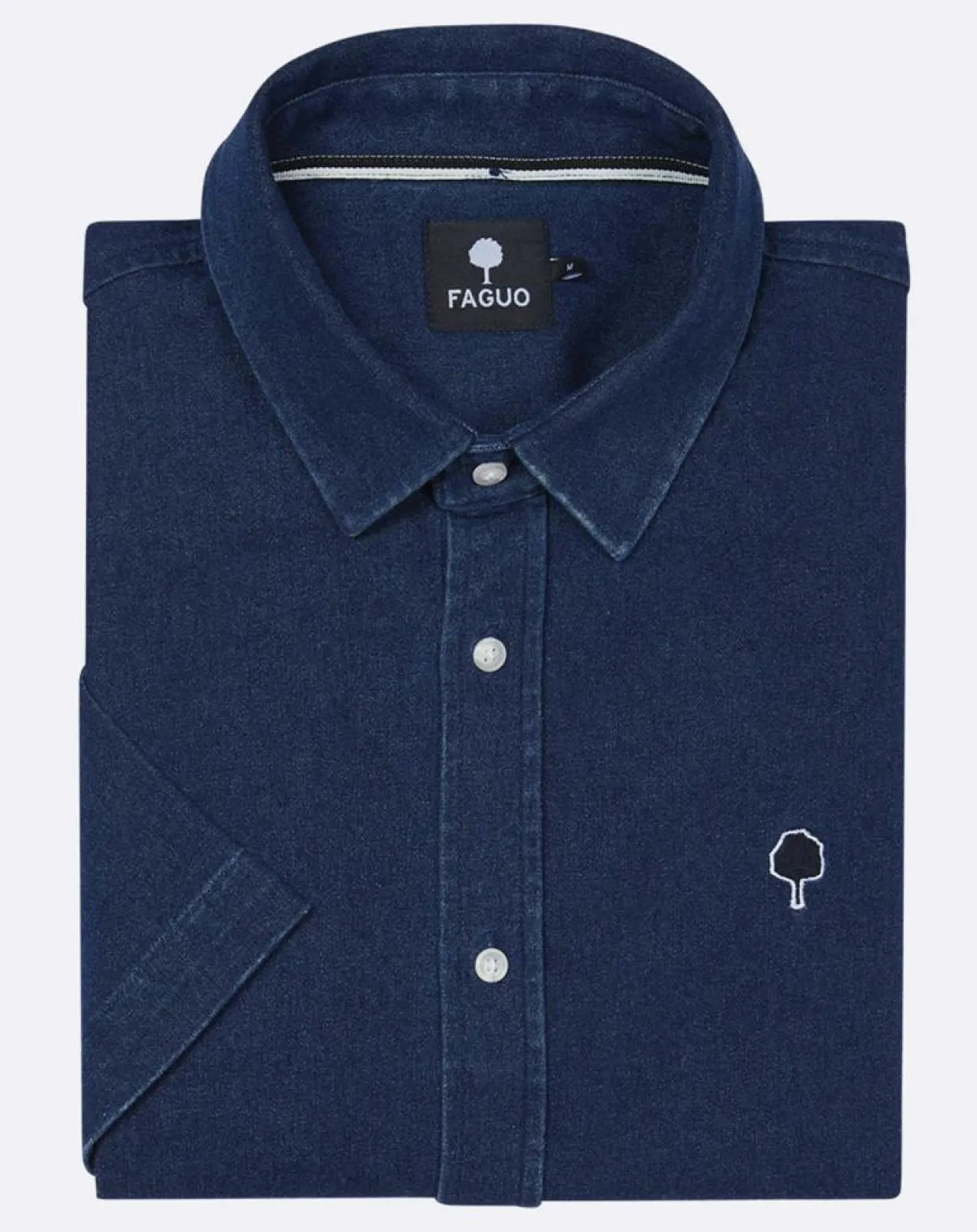 Chemise droite Vallon marine-Faguo Hot