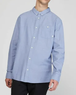 Homme Quiksilver Chemises^Chemise droite Waterfall bleu clair