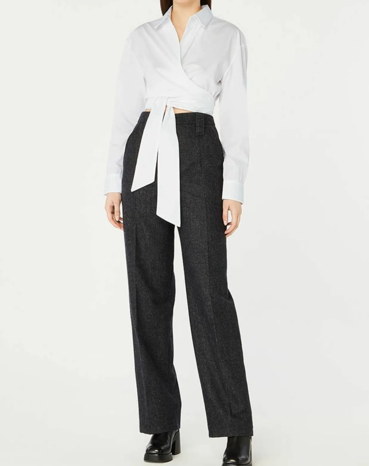Chemise en Coton à nouer Adi blanche-Recc Hot