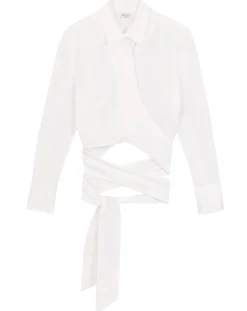 Chemise en Coton à nouer Adi blanche-Recc Hot