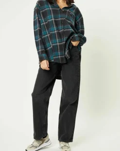 Chemise en Flanelle Sadie à carreaux vert/marine-BDG by Urban Outfitters Hot