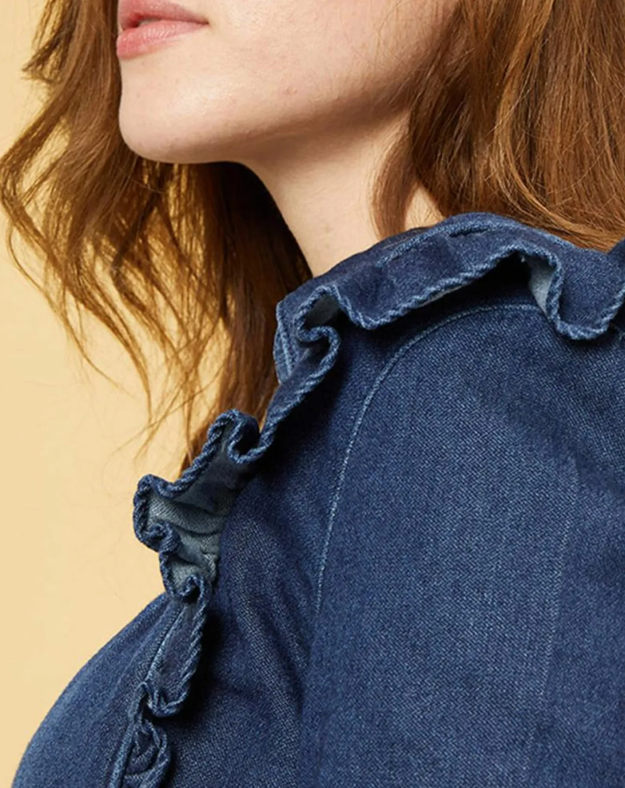 Femme Acquaverde Chemises^Chemise en jean Blue Gilda aged wash