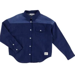 Chemise en Jean épais Josy en Coton bio stone-Galeries Lafayette & Kids