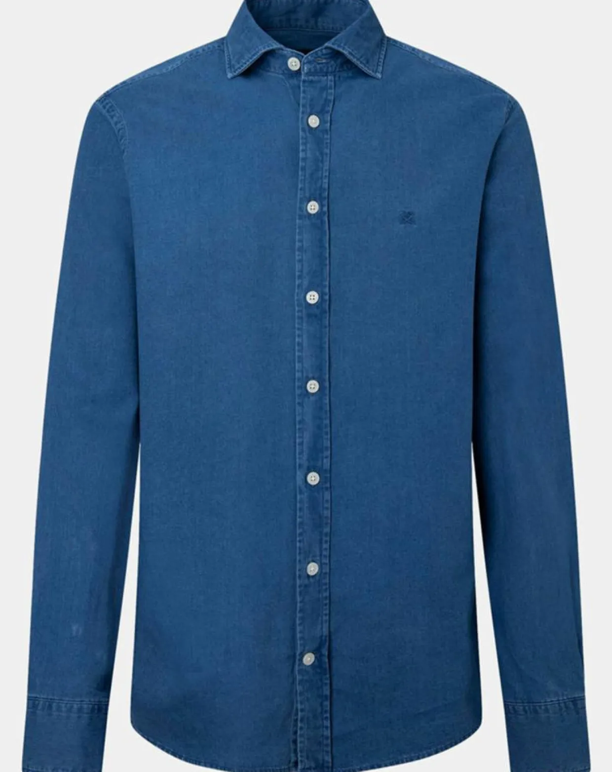 Chemise en Jean Slim Fit bleu moyen-Hackett London Outlet