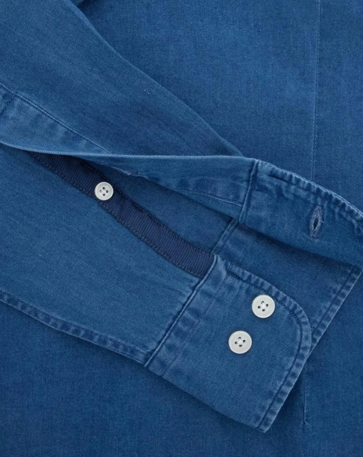 Chemise en Jean Slim Fit bleu moyen-Hackett London Outlet