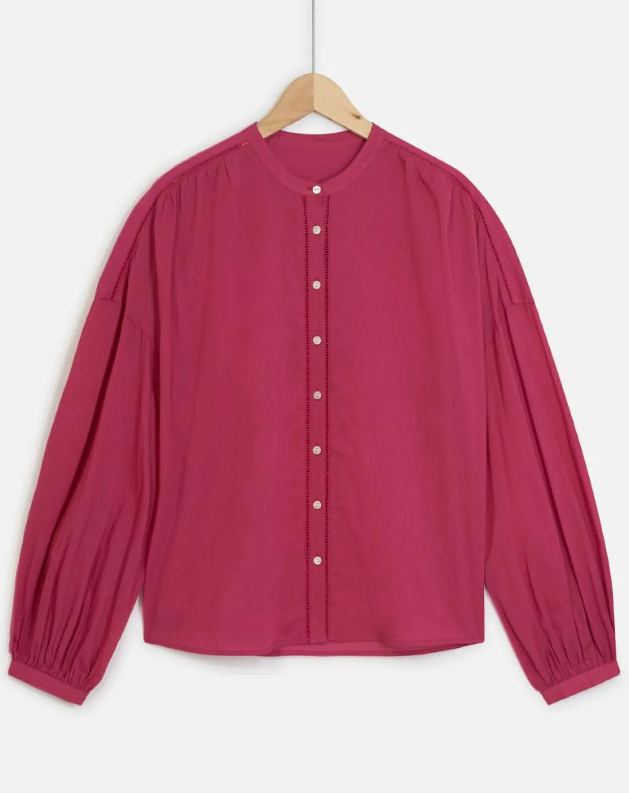 Chemise en Popeline Clarisse groseille-Caroll Best