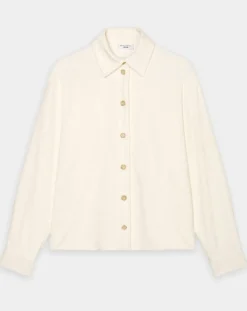 Femme Marc O'Polo Chemises^Chemise en Velours côtelé écrue