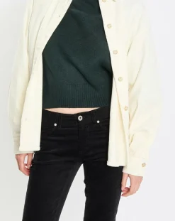 Femme Marc O'Polo Chemises^Chemise en Velours côtelé écrue
