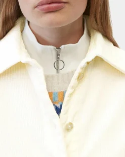Femme Marc O'Polo Chemises^Chemise en Velours côtelé écrue