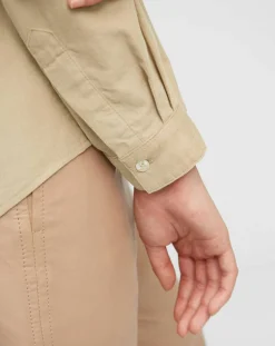 Femme Marc O'Polo Chemises^Chemise en Velours côtelé fin Milleraies beige