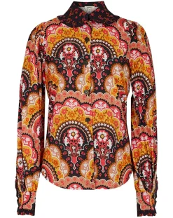 Femme Manoush Chemises^Chemise Fall Winter Mix imprimée rose/multicolore