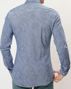 Chemise Flamme shaped fit bleue-Marc O'Polo Discount