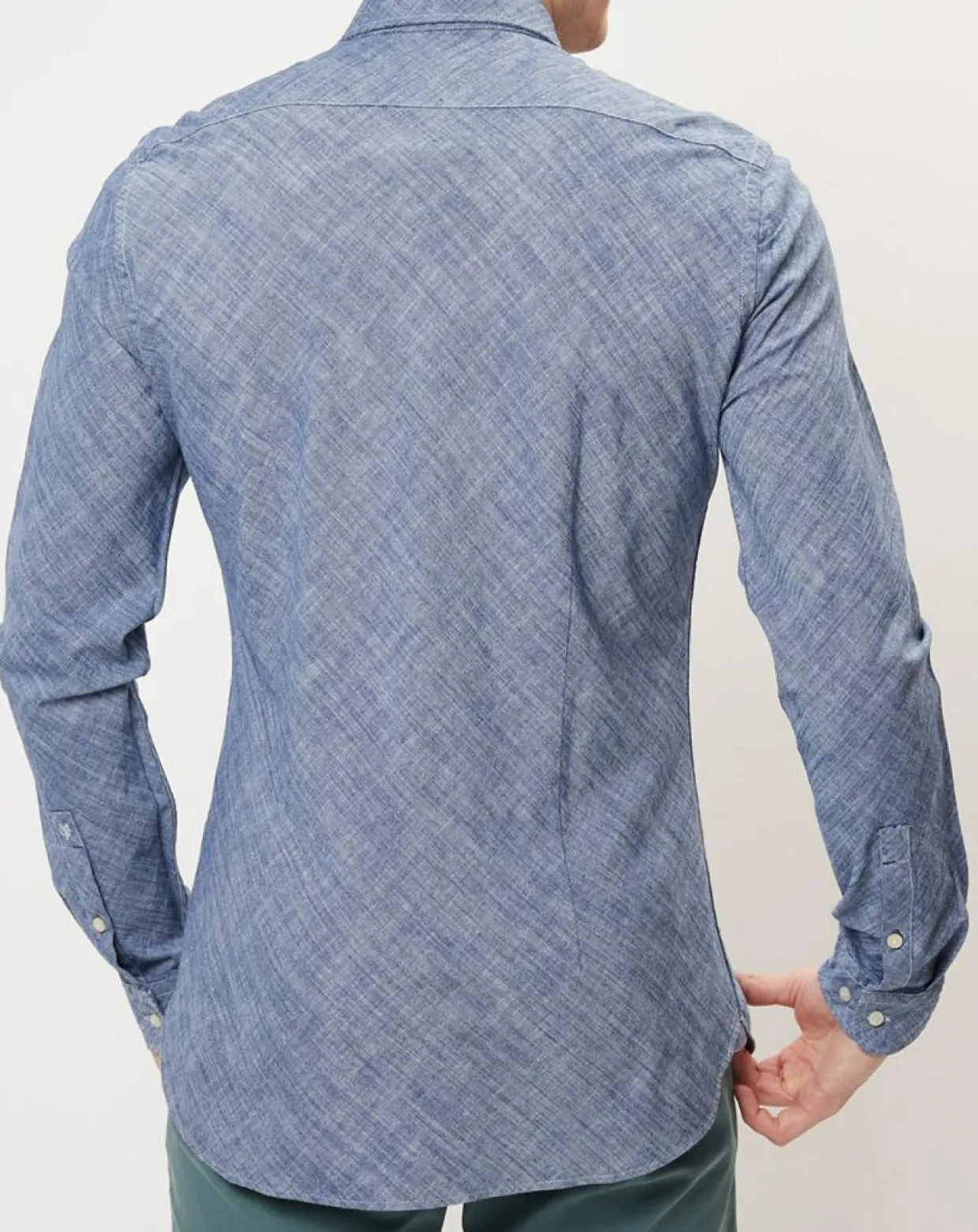 Chemise Flamme shaped fit bleue-Marc O'Polo Discount