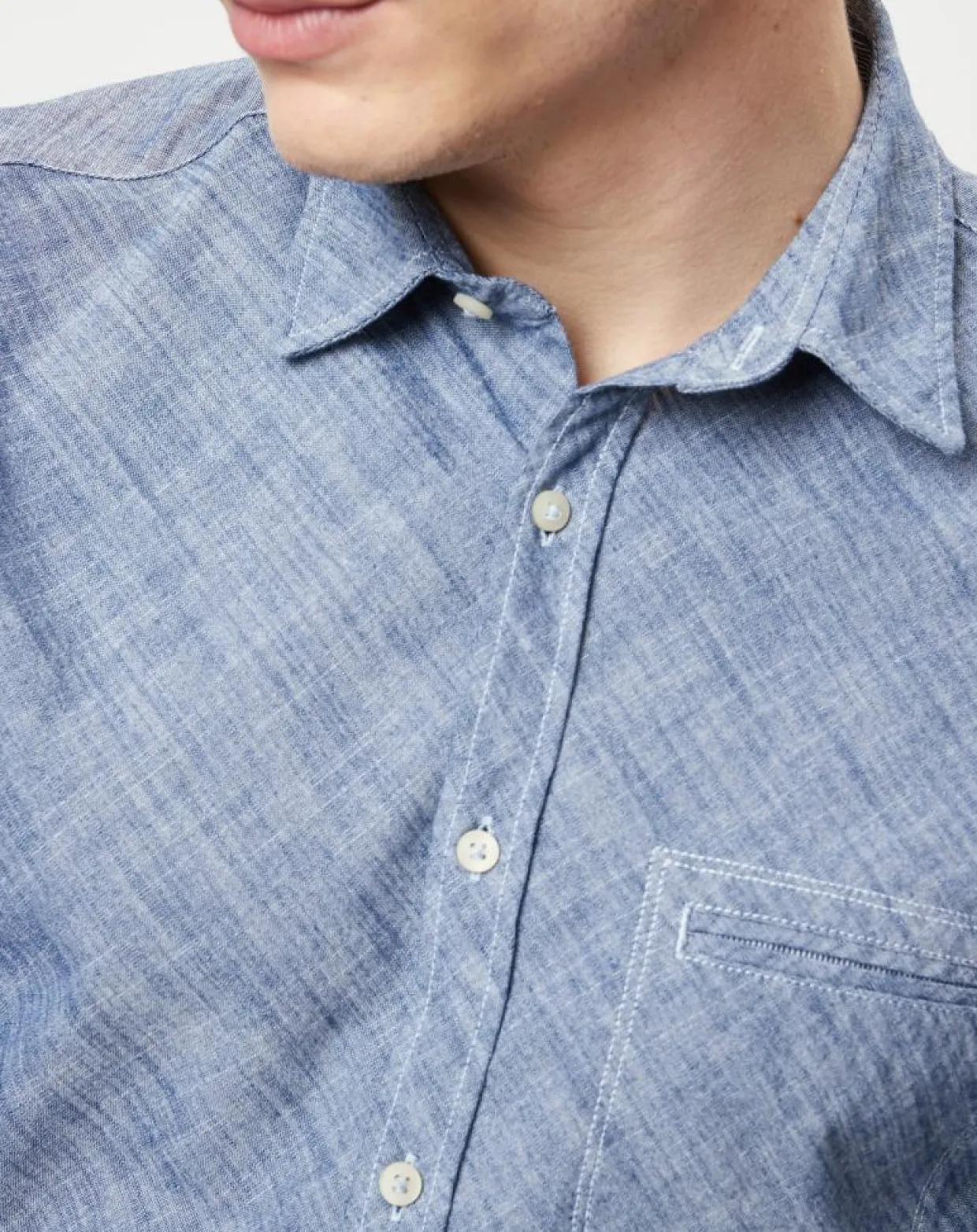 Chemise Flamme shaped fit bleue-Marc O'Polo Discount