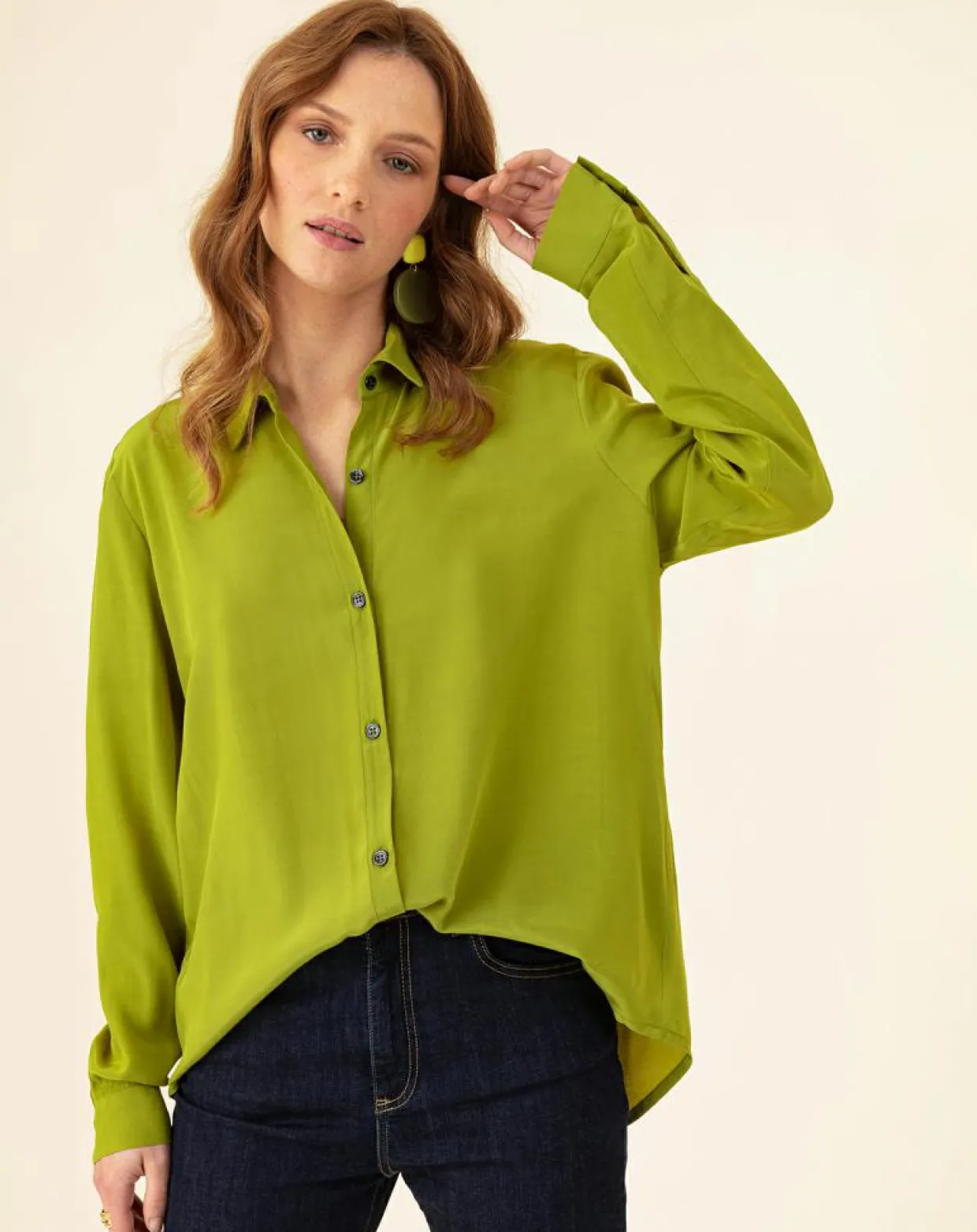 Femme Indies Chemises^Chemise Fusion absinthe