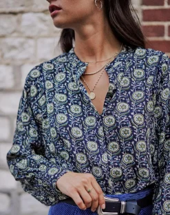 Chemise Gelina marine-Garance Paris Outlet