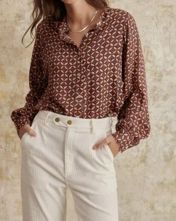 Femme Garance Paris Chemises^Chemise Gelina marron