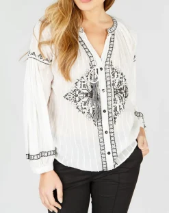 Femme Derhy Chemises^Chemise Havane blanc cassé