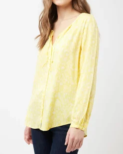 Chemise imprimé floral jaune-Marc O'Polo Best