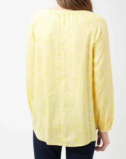 Chemise imprimé floral jaune-Marc O'Polo Best