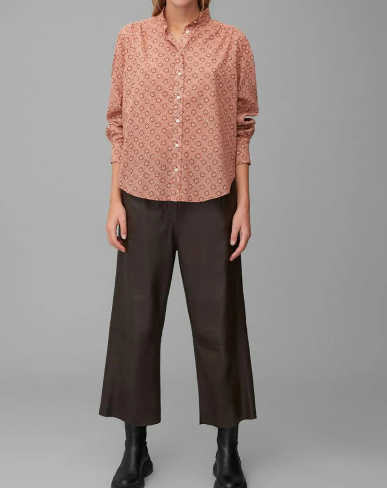 Femme Marc O'Polo Chemises^Chemise imprimée all-over rouge