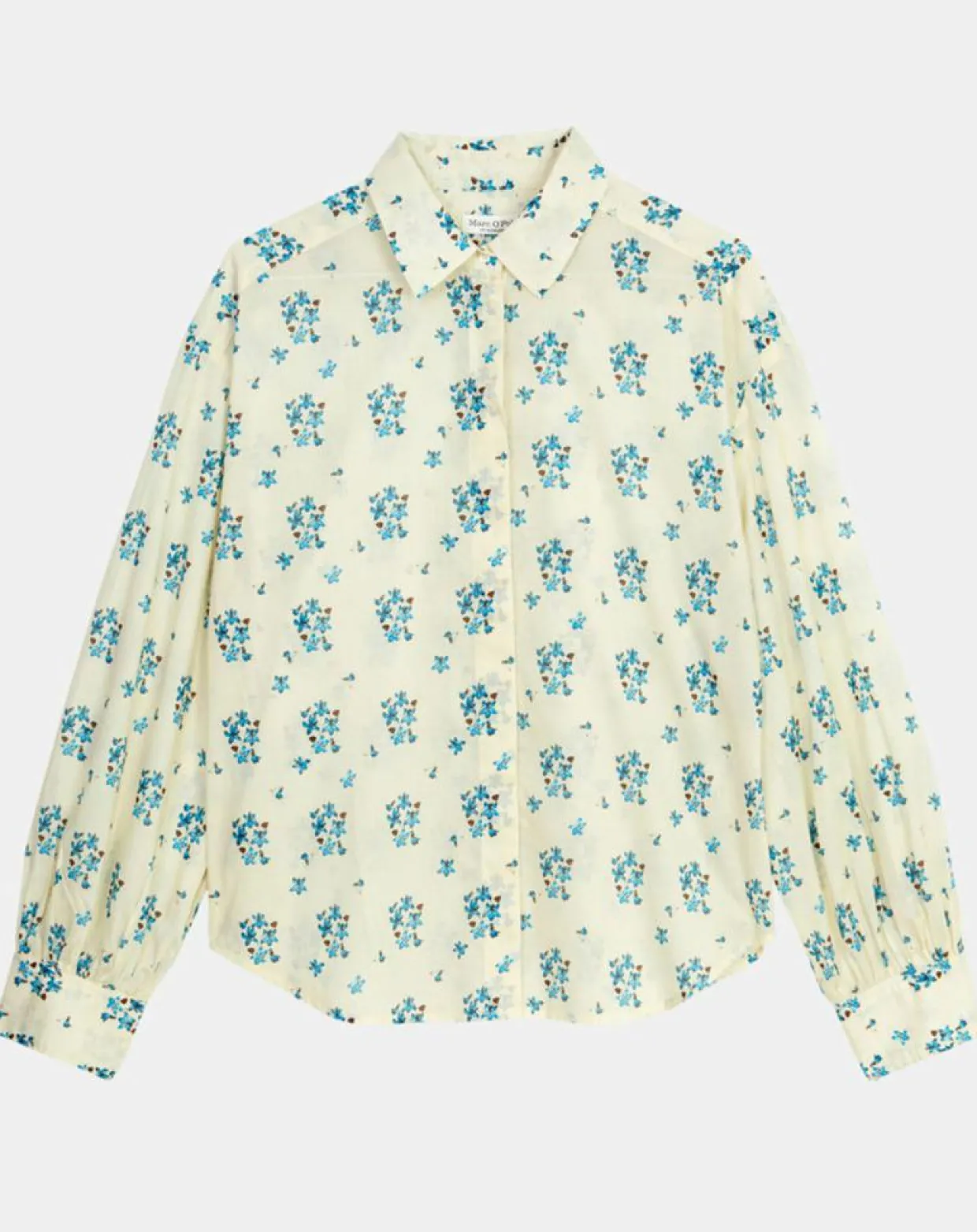 Femme Marc O'Polo Chemises^Chemise imprimée blanc/bleu
