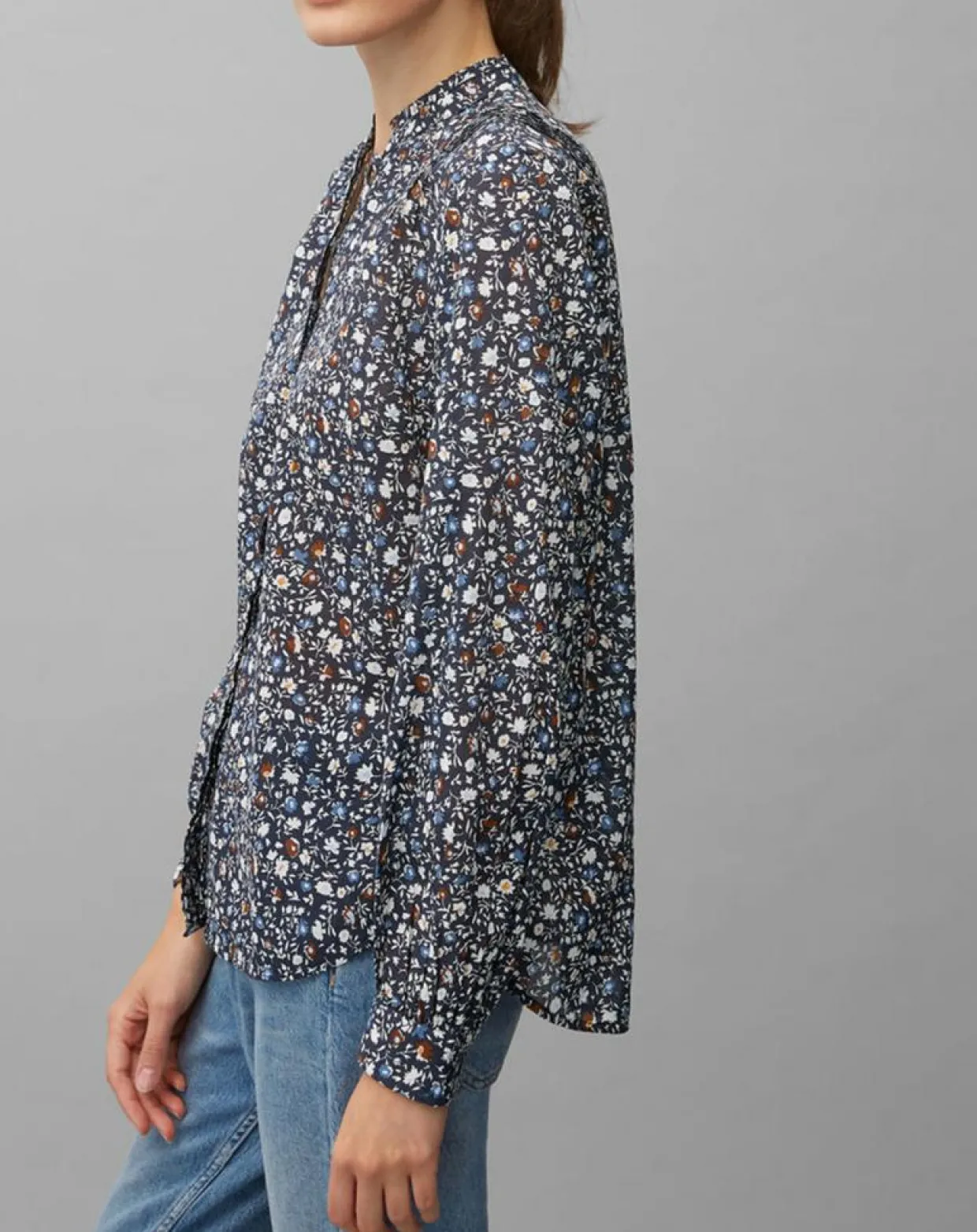 Chemise imprimée floral bleue-Marc O'Polo Best