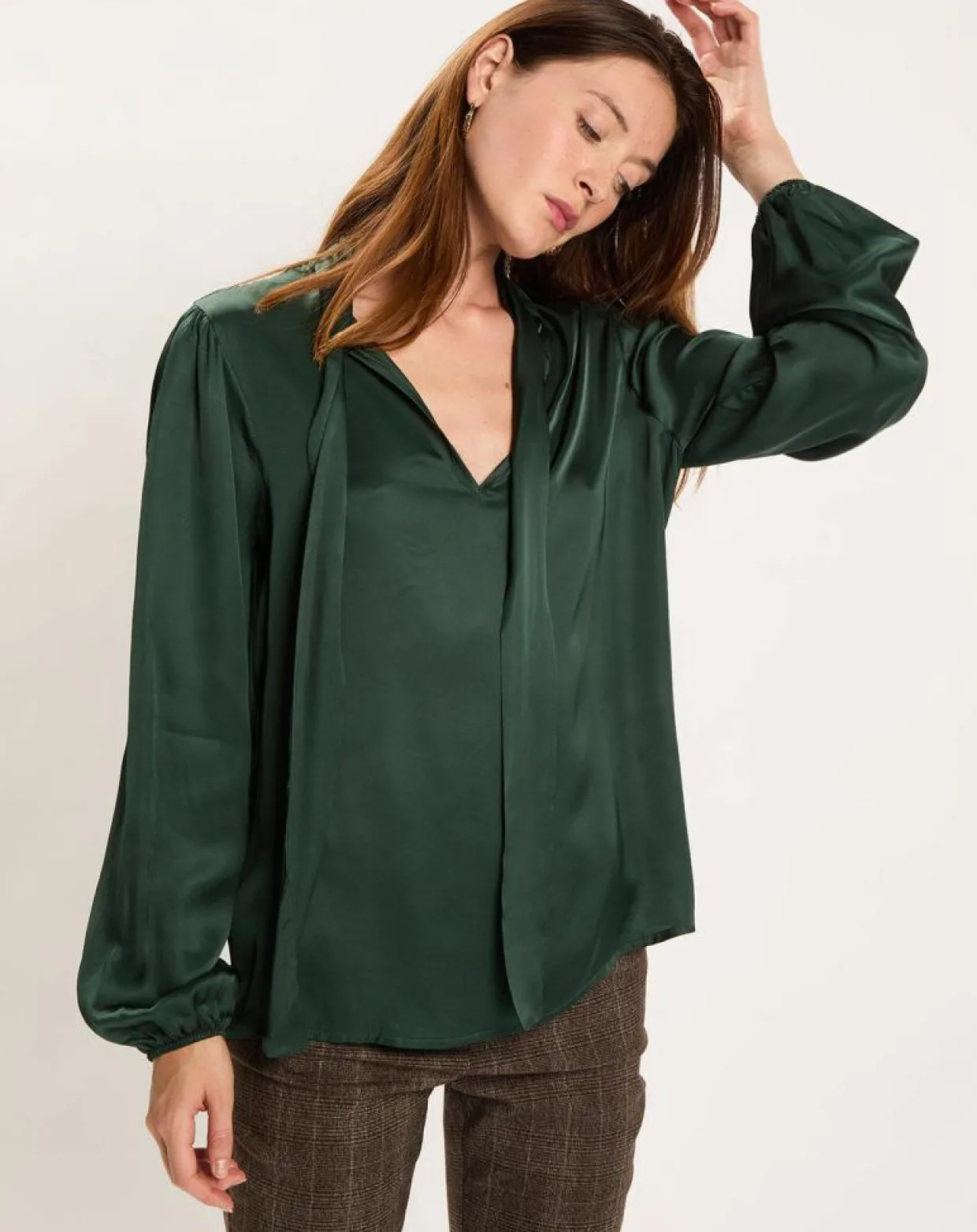 Femme Lauren Vidal Chemises^Chemise Kyllie verte