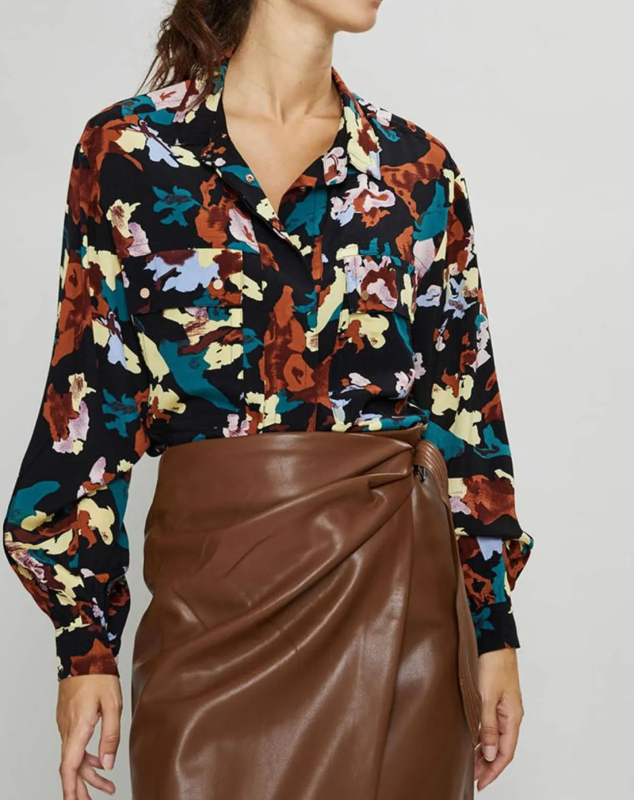 Femme Suncoo Chemises^Chemise Laurea noir/multicolore
