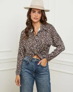 Chemise Leslie choco-L'Armoire de Suzette Online