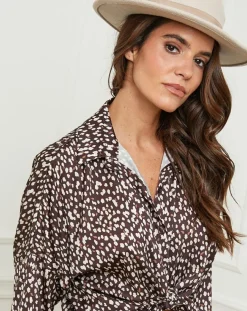 Chemise Leslie choco-L'Armoire de Suzette Online
