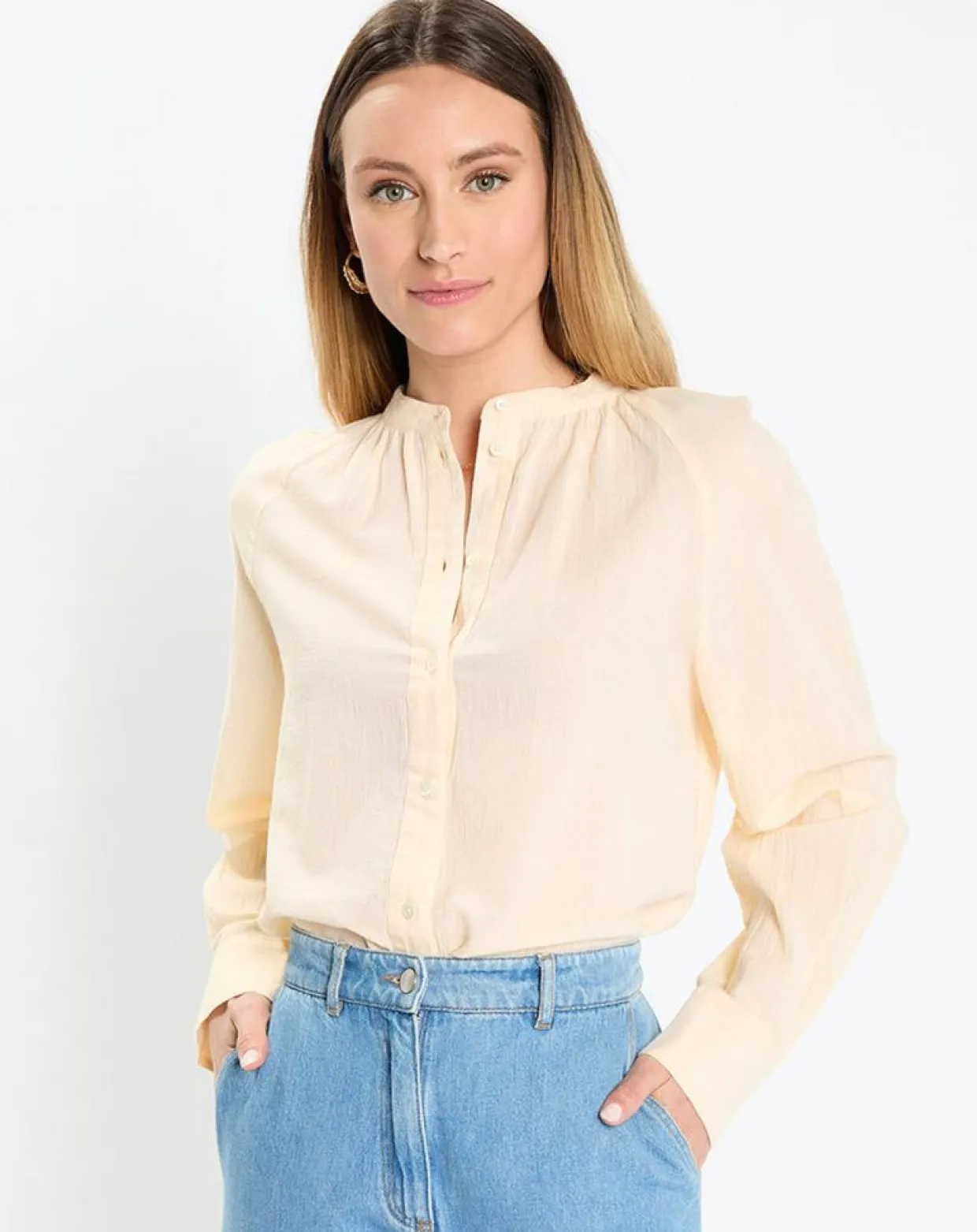 Femme Marc O'Polo Chemises^Chemise légère Fiona jaune
