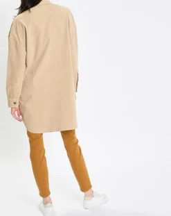 Femme Marc O'Polo Chemises^Chemise longue Overshirt Loose beige