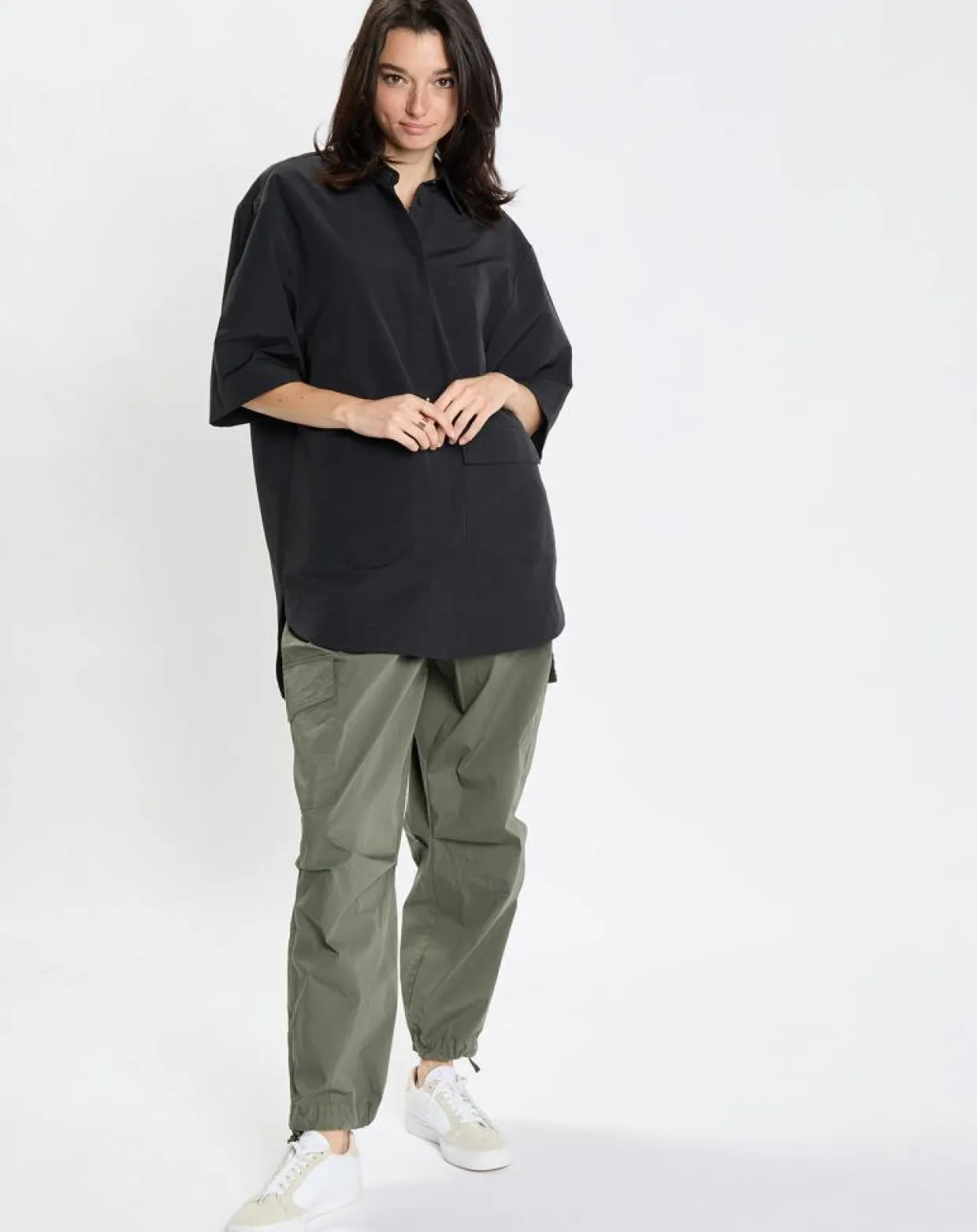 Chemise manches larges poches noire-Marc O'Polo Best